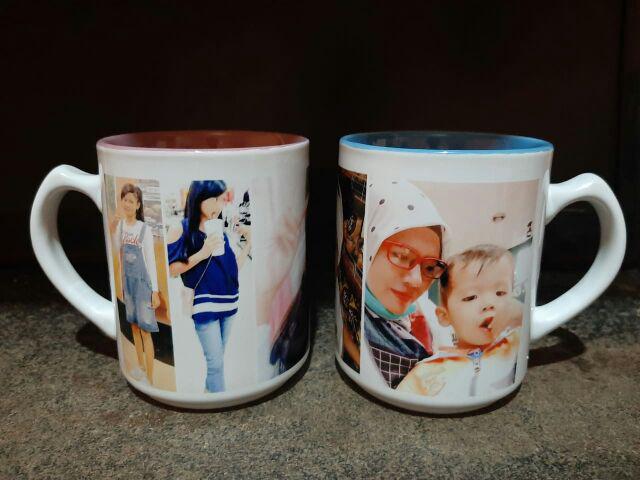 Msw-01 / Souvenir & Hadiah Mug Sablon Warna Custom Ada Foto Gambar Logo Sendiri