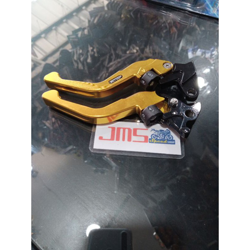 handle rem pegangan rem kiri kanan cnc moto gp stelan rolling mio beat vario sonic vixion tiger fu