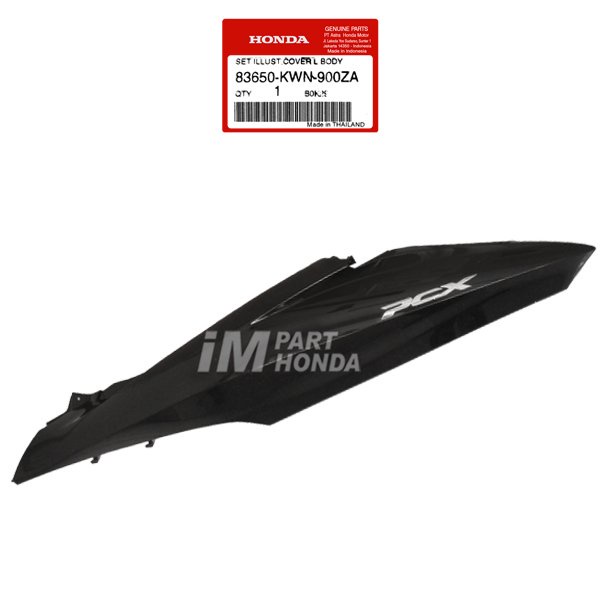 83650-KWN-900ZA Cover Body Kiri PCX 125 CBU Thailand 2010 -2012 Hitam