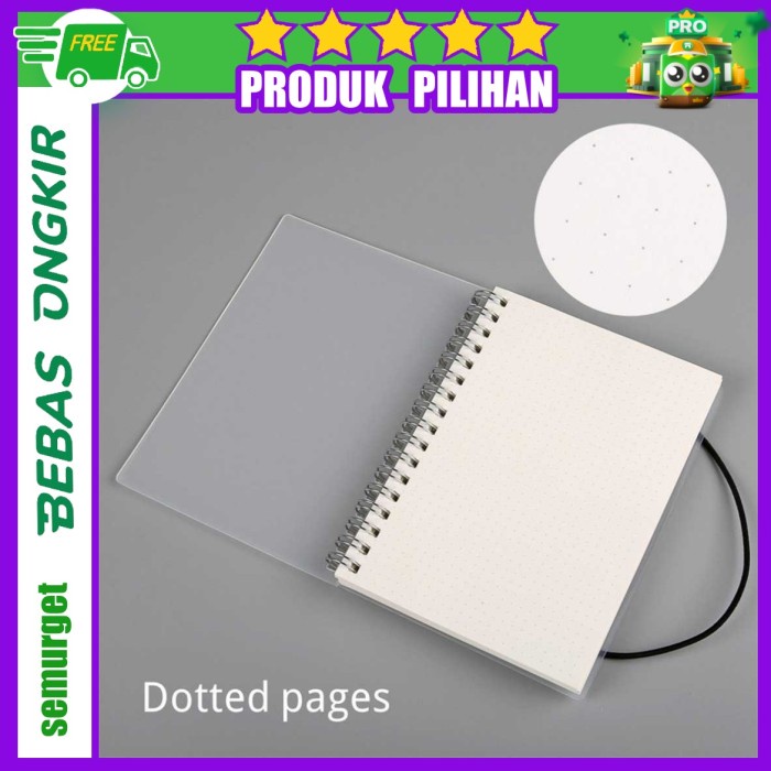 

Buruan Jianwu Buku Binder Catatan Jurnal Harian Uk. A6 - S2526 - Dotted Pages Limited
