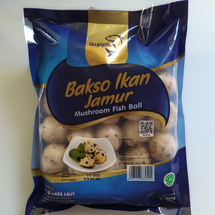 

GIZIPLUS Mushroom fish Ball 500gr