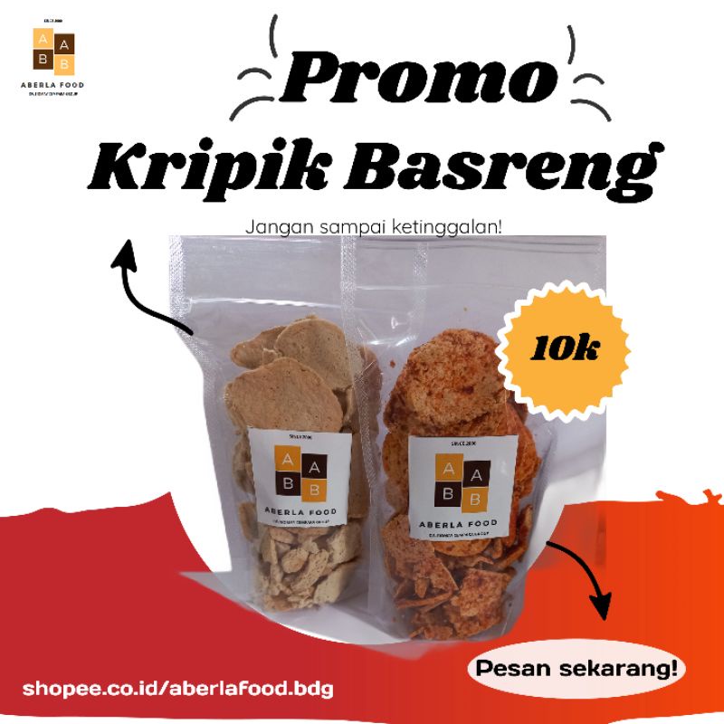 

KRIPIK BASRENG IKAN TENGGIRI ORINAL DAN PEDAS