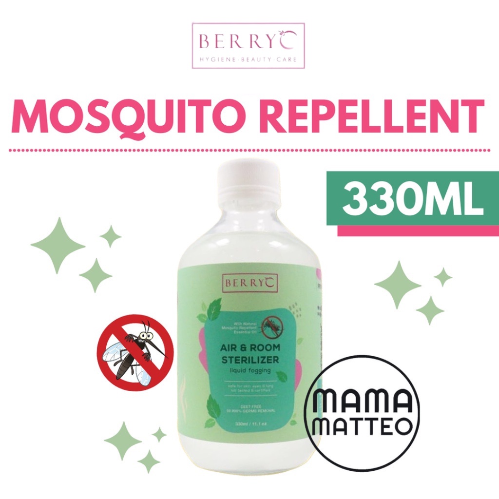 BerryC Liquid Fogging Mosquito Repellent Pengusir Nyamuk Bugs / Cairan Berry C Anti Nyamuk DBD 330ml / BANDUNG