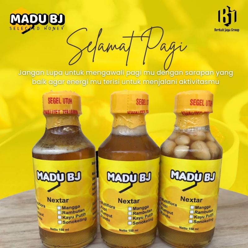 

Paket Hemat Madu 3 Botol 3 Varian Ukuran | Madu Murni | Beepolen | Madu bawang lanang