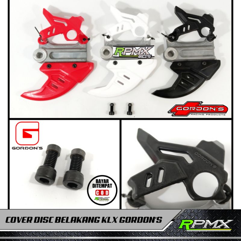 COVER DISC BELAKANG KLX GORDON  - COVER CAKRAM KLX GORDON - PELINDUNG CAKRAM BELAKANG KLX GORDON