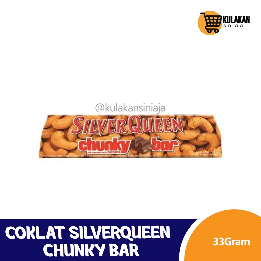 Coklat SilverQueen Chunky Bar 33 Gram