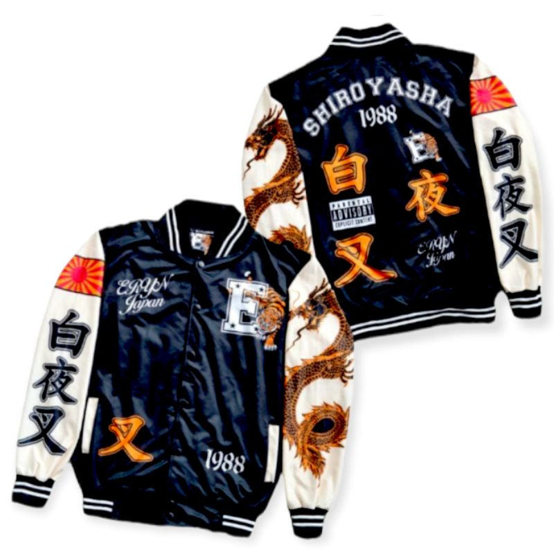 jaket pria Parsity/ Varsity keren/ varsity bisbol/ jaket bisbol/ Jaket Varsity Pria wanita-SHIROYASA