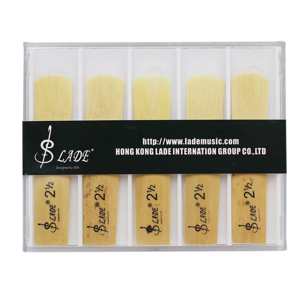 10pcs bB Sax Saxophone Kekuatan 2.5 Reed 2 1 / 2 Kualitas Tinggi