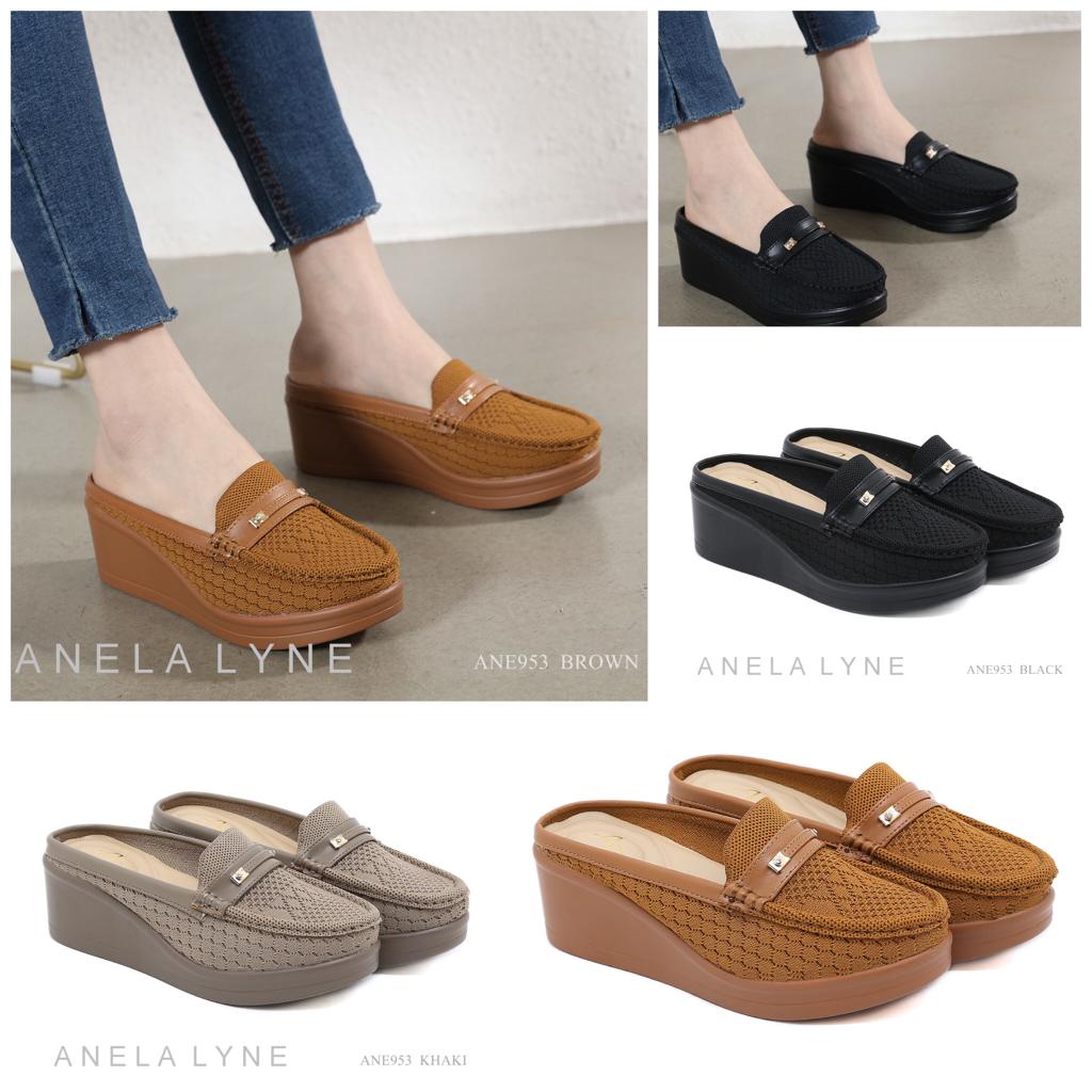 SEPATU WANITA SANDAL SLOP WDGES ANELA LYNE ZOEYA ANE953