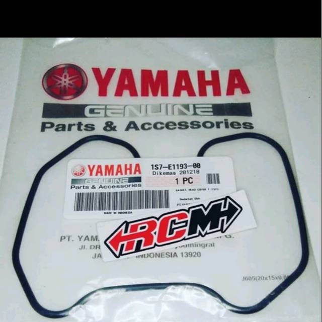 GASKET ORING O-RING CYLINDER HEAD COVER KOP JUPITER MX VIXION OLD LAMA OVI NVL ORI 1S7-E1193-00