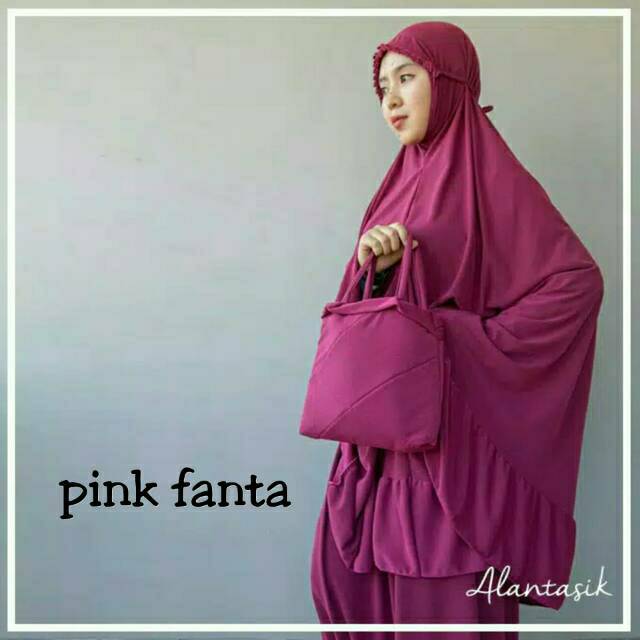 mukena polos Arsyi / mosscrepe R.19