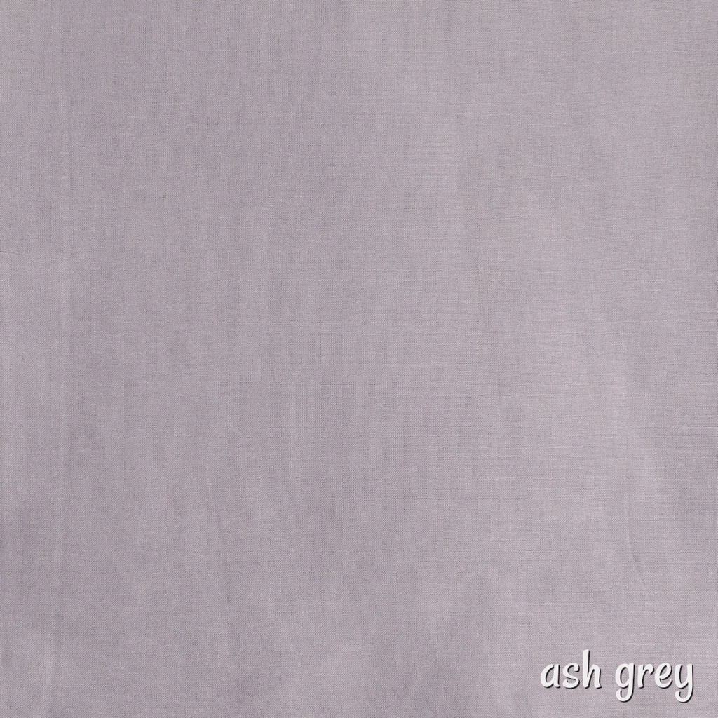 BASIC VOAL Part 1 Umama Jilbab Hijab Kerudung Scarf Segi Empat SegiEmpat POLOS-Ash Grey