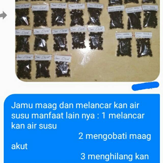 

Jamu maag dan melancar kan air susu
