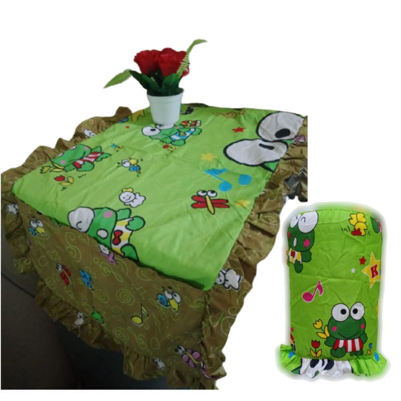 Set Tutup kulkas dan galon karakter keropi