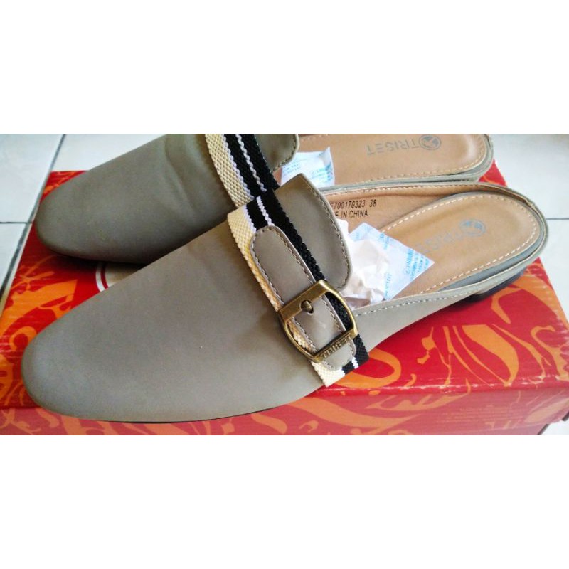 SEPATU SENDAL SELOP KEKINIAN BRAND TRISET NEW TERMURAH