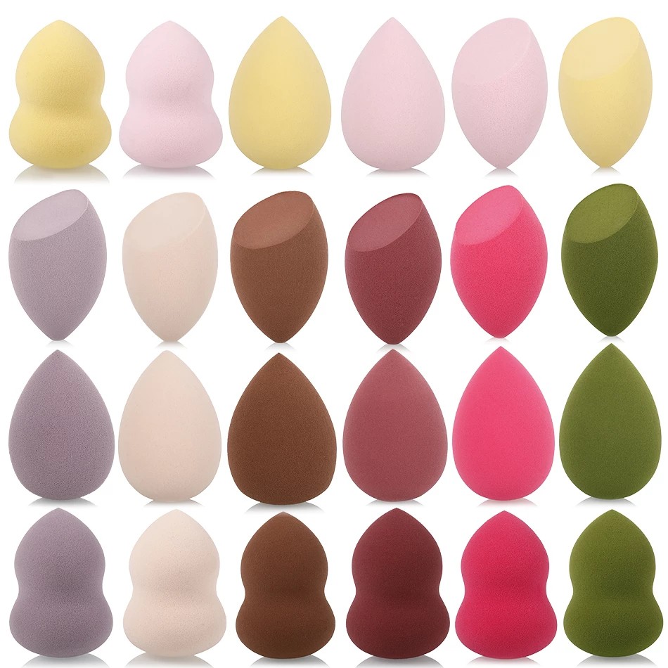 1pc Spons Puff Blender Foundation Powder Untuk Makeup Kecantikan Wanita