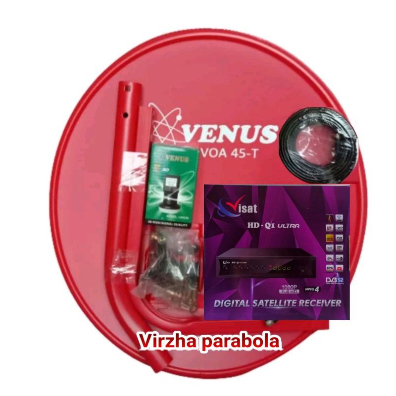 PAKET LENGKAP NINMEDIA VISAT HD ULTRA BUKAN TRANSVISION NUSANTARA