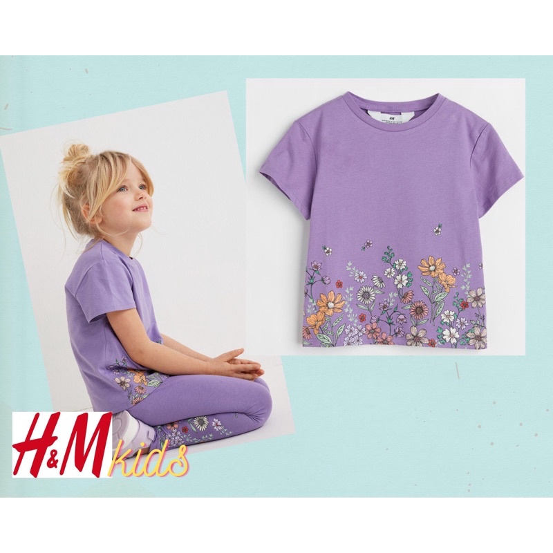H&M Kids Kaos Cewe Size 2-4Y (Original store)