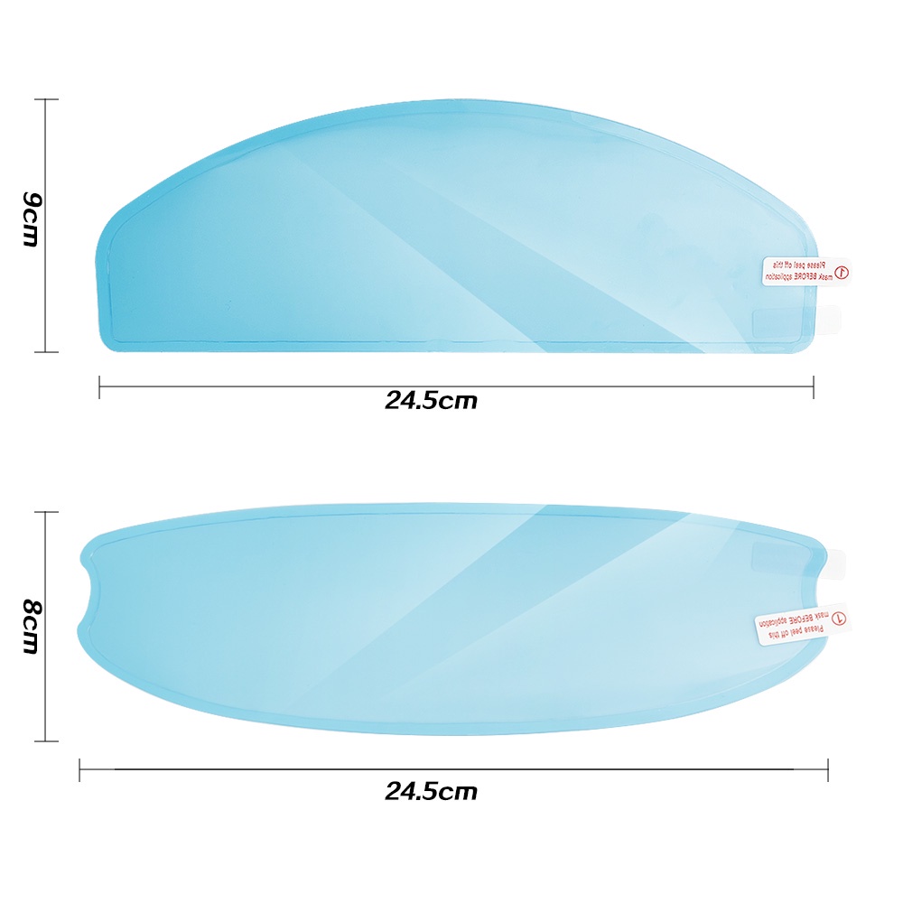 Lensa Visor Helm Motor Universal Transparan Anti Kabut / Air / Hujan / UV