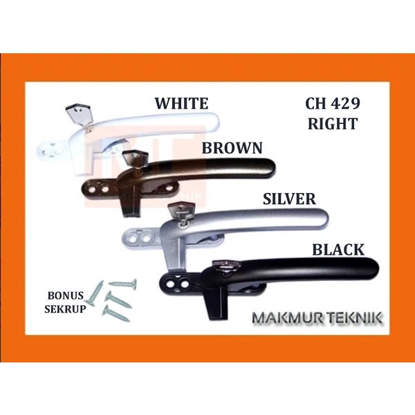 HANDLE JENDELA Plus KUNCI - RAM BUNCIS - RAMBUNCIS Dekson CH 429