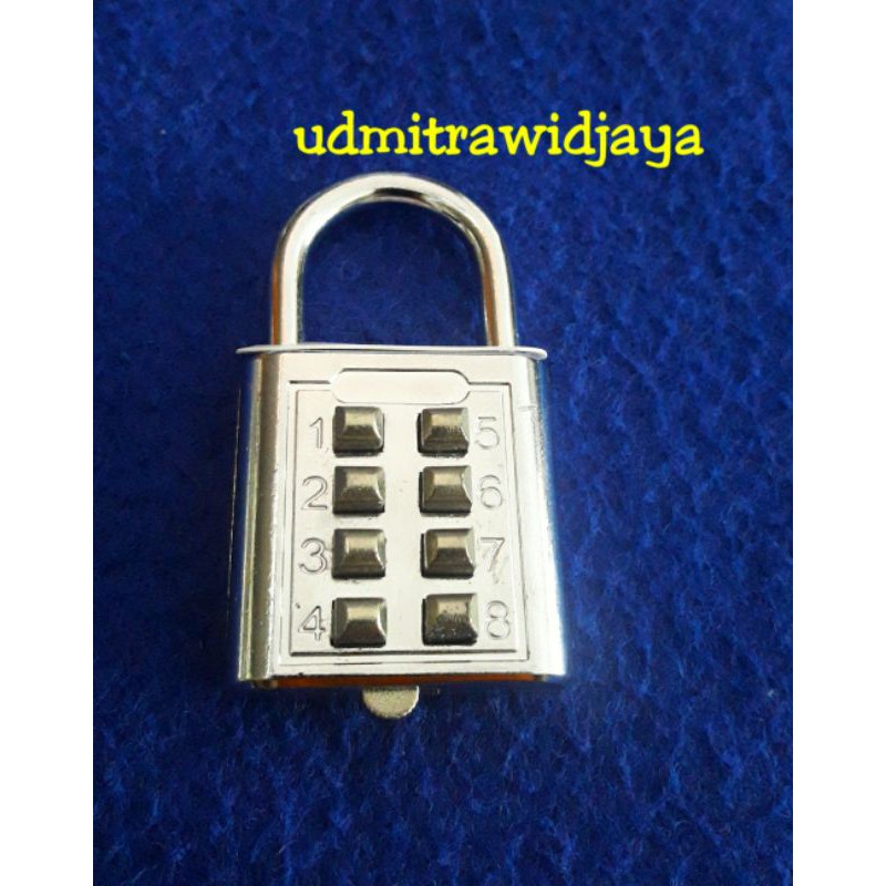 Gembok Kode Angka / Number Padlock 8digit