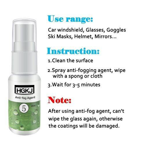 Cairan Anti Fog Kabut Embun Kaca Mobil