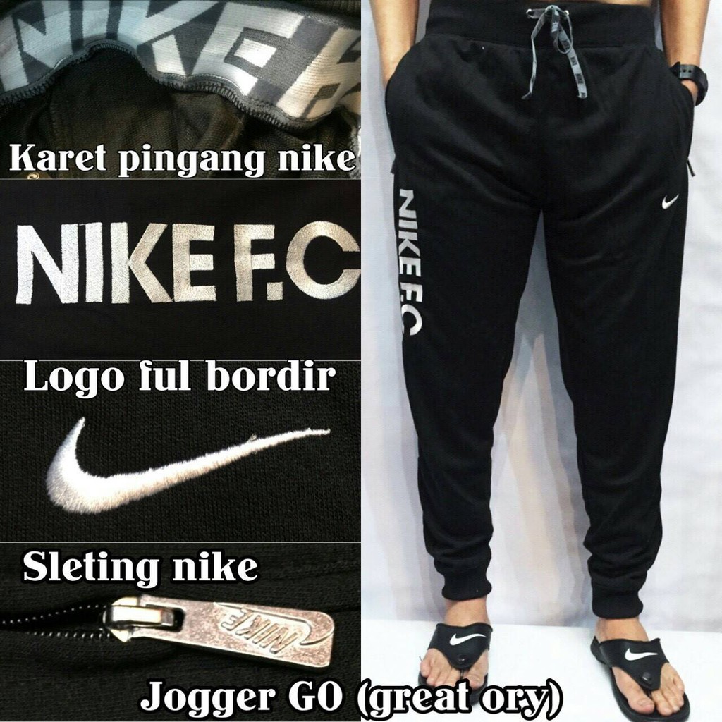 CELANA PANJANG / JOGER PANJANG SPORT PREMIUM PRIA - NIKE F.C PREMIUM GRADE ORI IMPORT