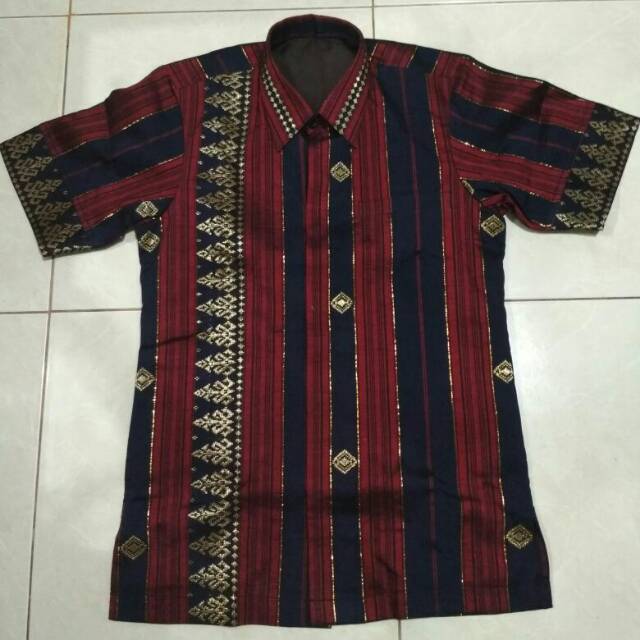 Baju Kemeja songket Silungkang