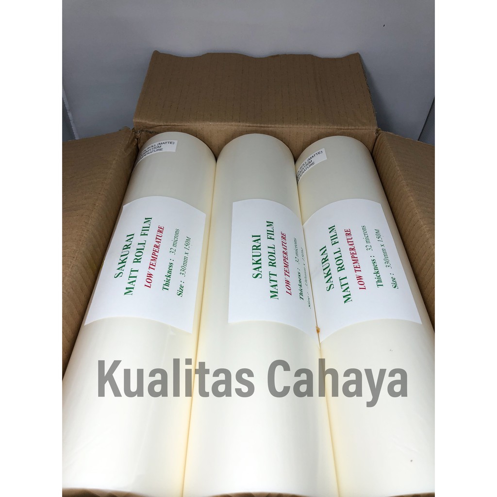 Plastik Laminating Roll SAKURAI Doff 330 Ekonomis Berkualitas