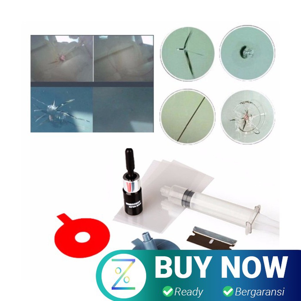 Alat Reparasi Kaca Mobil Retak Windshield Repair Kit - XJ-01