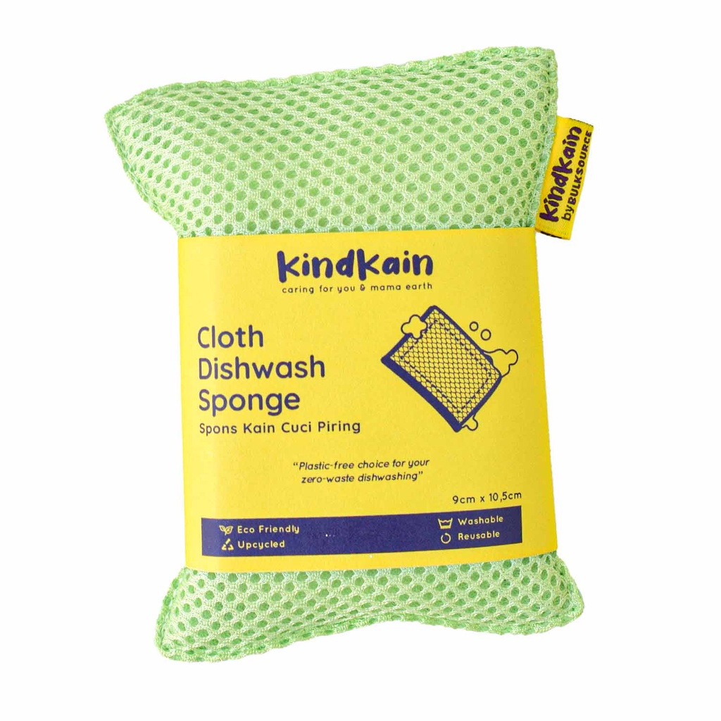 Kindkain Cloth Dishwash Sponge / Spons Kain Cuci Piring (9 x 10.5 Cm)