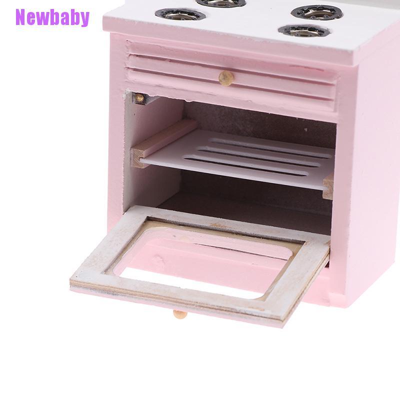 (Newbaby) Mainan Miniatur Lemari / Wastafel / Kompor / Bak Cuci Skala 1: 12 Untuk Aksesoris Rumah Boneka