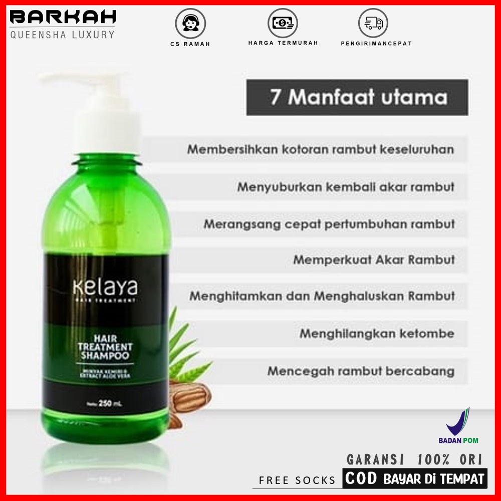 Perawatan Rambut Rontok Rusak Kering Promo Shampo Samphoo Sampo Kelaya Kalaya 250Ml Kemiriku Hair Tr
