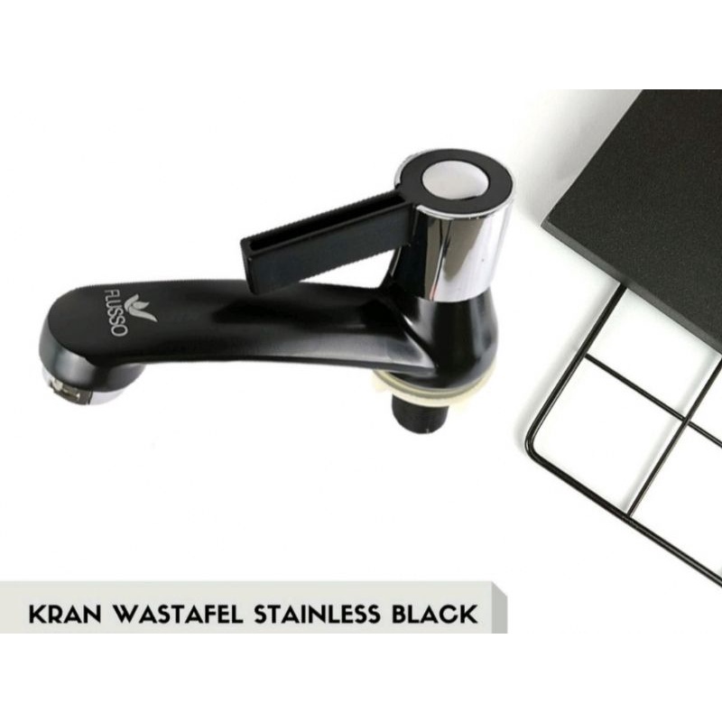 Kran Wastafel | Kran Air Wastafel Cuci Tangan | Keran Air Wastafel Hitam BLACK