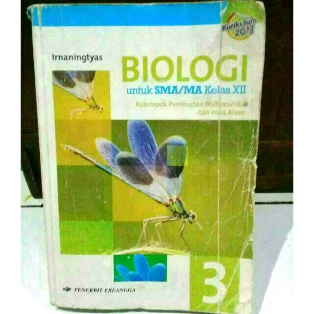 BUKU BIOLOGI KELAS 12 SMA/MA KURIKULUM 2013 PENERBIT ERLANGGA