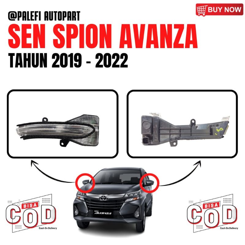 lampu sen spion mobil Avanza 2019 2020 2021 2022