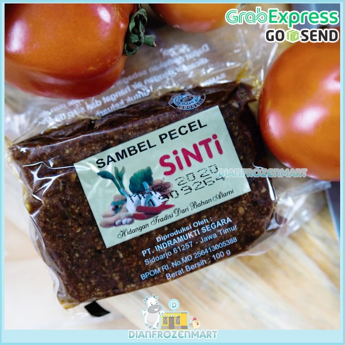 

Sambal-Aneka- Sambal Pecel Sinti 100 Gr Sambal Murah -Aneka-Sambal.