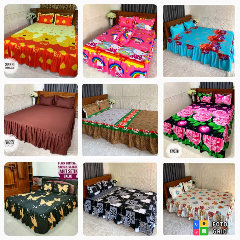 160x200 Sprei Rumbai Home Made