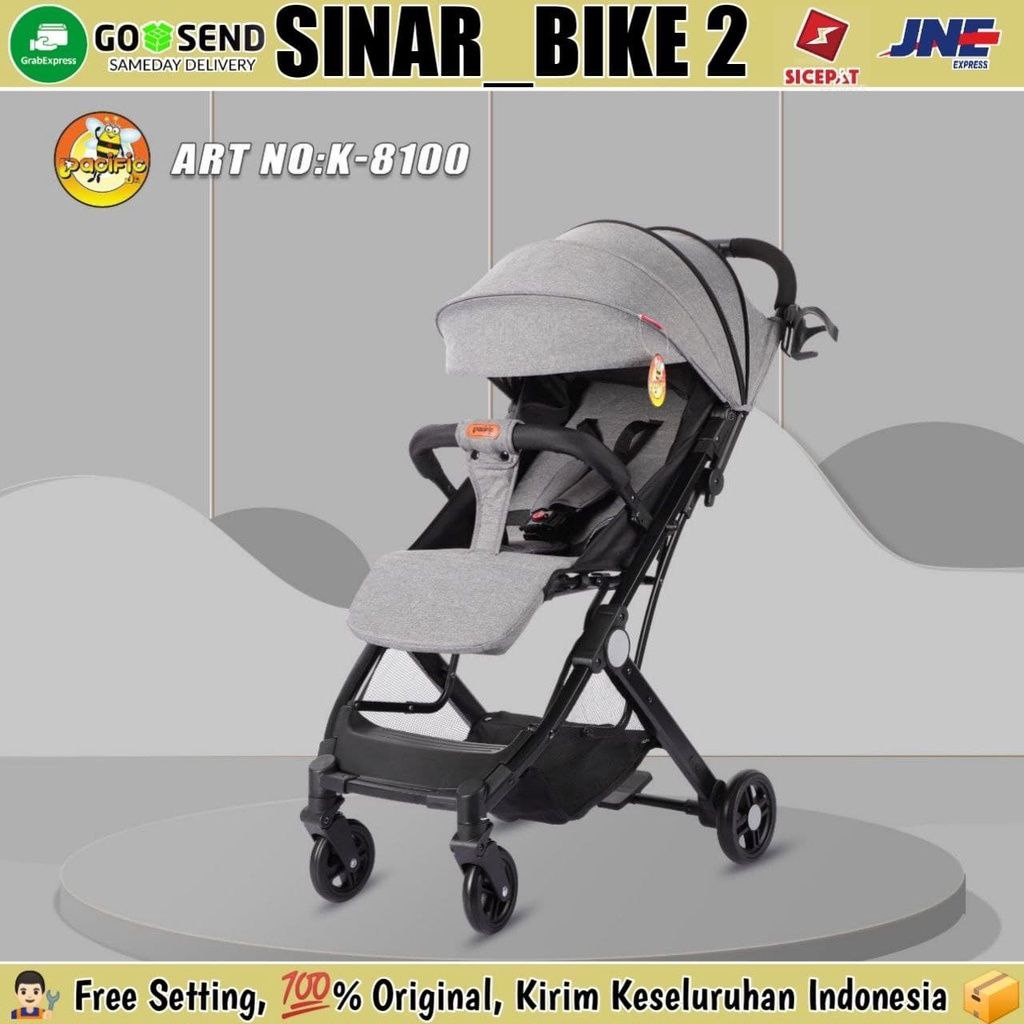 Baby Stroller Kereta Bayi Pacific SP-K8100 New Born Duduk Rebahan Tidur Stroller