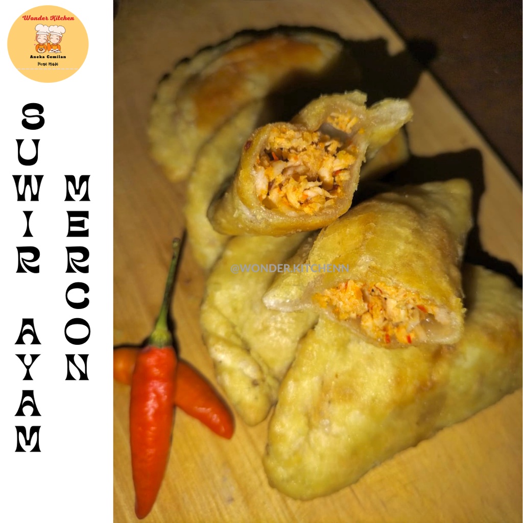 

Cireng Suwir Ayam | Cireng Frozen by Wonder Kitchenn isi Suwir Ayam | Cireng Kekinian