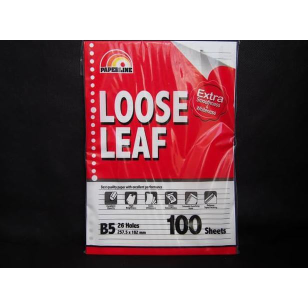 

Refill Loose Leaf Binder Lubang 26 ukuran B5