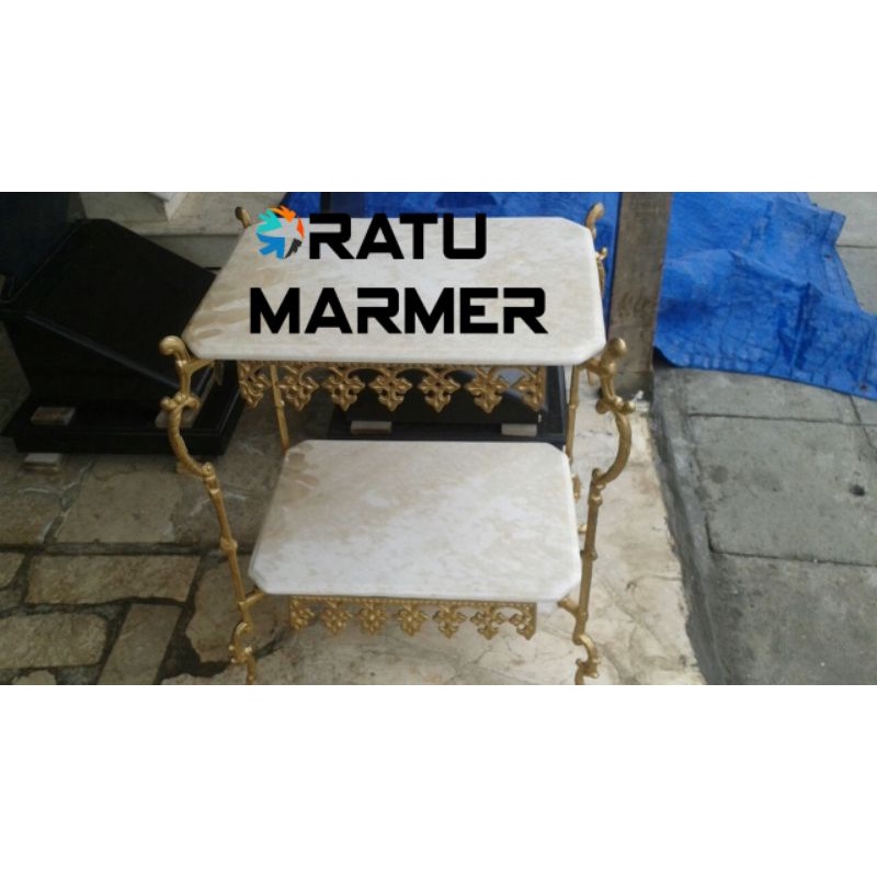 Meja TV Onix Cat Besi Warna Emas Tulungagung terlaris