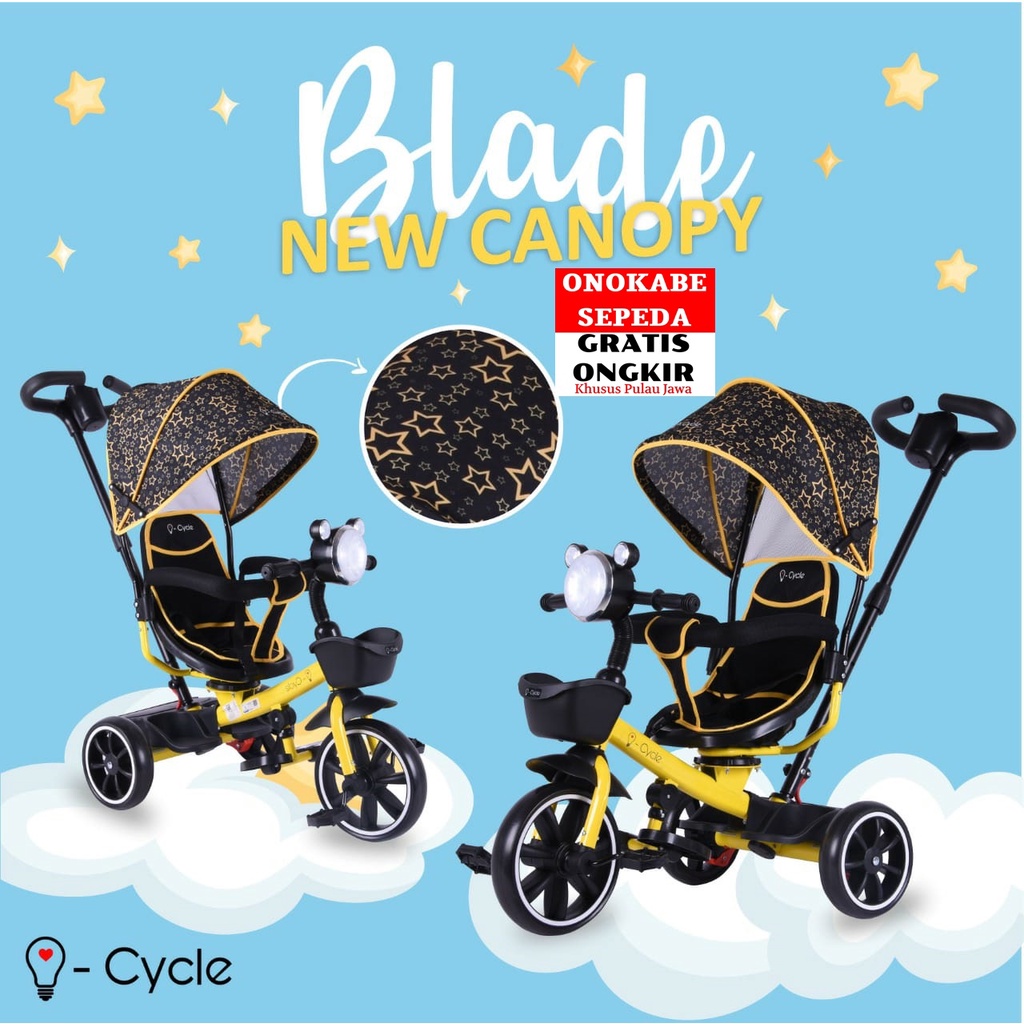 SEPEDA RODA 3 STROLLER I-CYCLE BLADE TC-1909