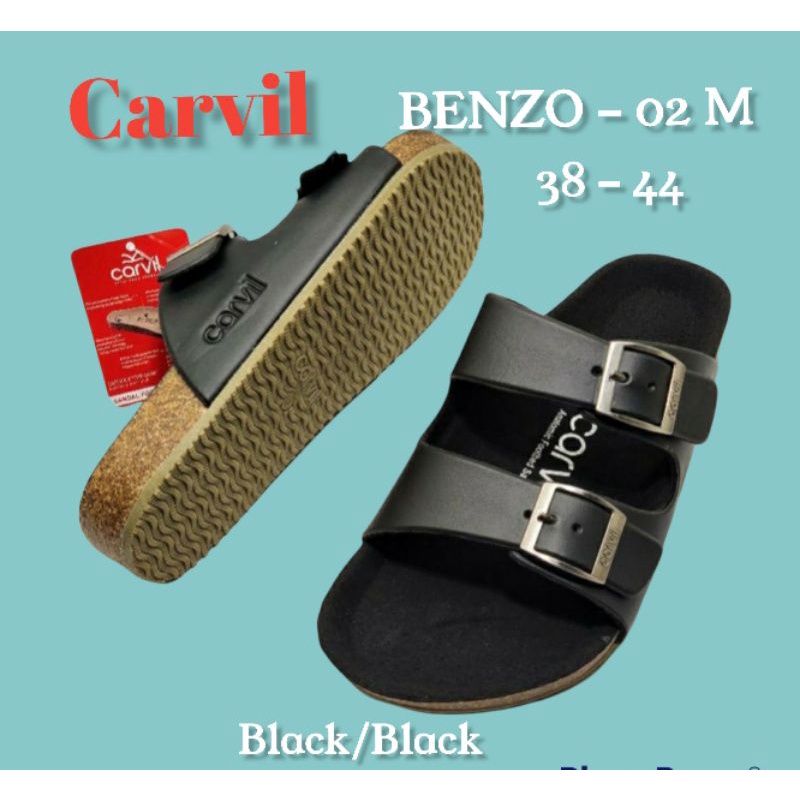 Sandal carvil benzo 02/ sandal carvil pria original