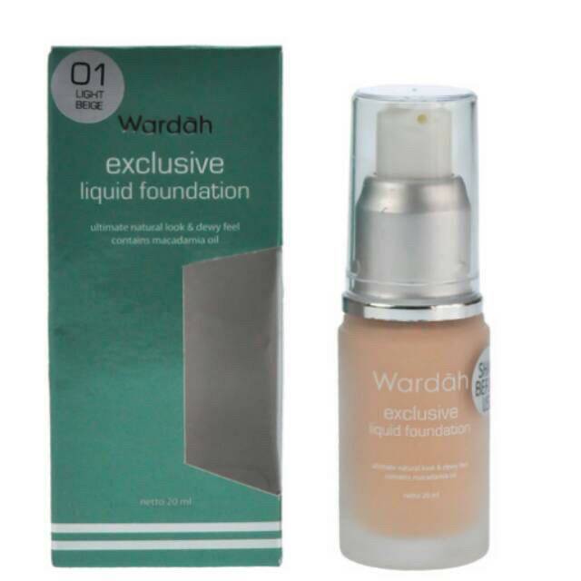 Wardah Exclusive Liquid  Foundation SPF 30 ~ 100% ORIGINAL