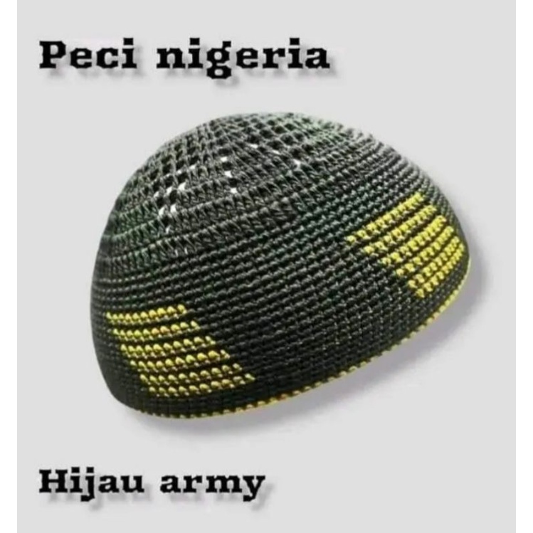 peci rajut model nigeria