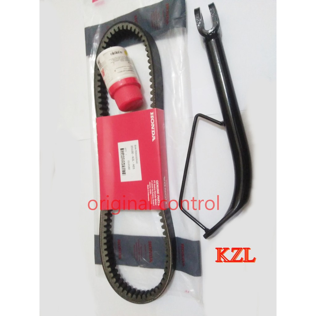 Vanbelt KZL Vbelt Kit Honda Beat FI Scoopy F1 Spacy F1 + Minyak Rem +standar samping