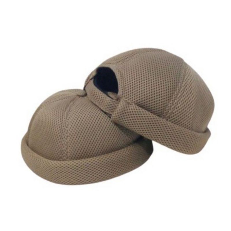 Miki hat jaring dobel mess / TOPI PECI JARING MIKI HAT /MIKI HAT Jaring Percis Taliban Hijrah Hitam