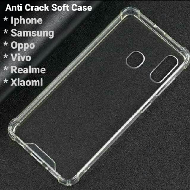 Anti Crack Soft Case Bening All Type Samsung/Oppo/Vivo