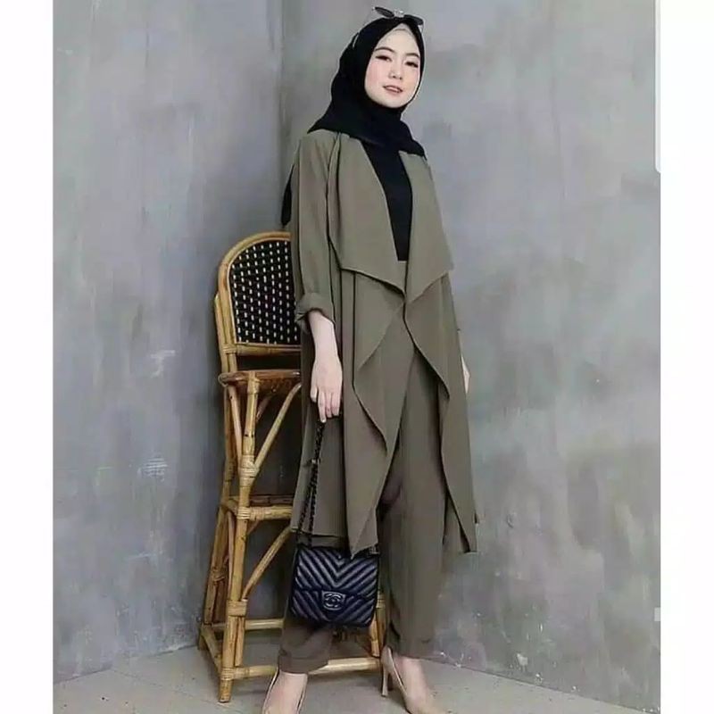 Alivia set pakaian wanita fashion remaja kekinian